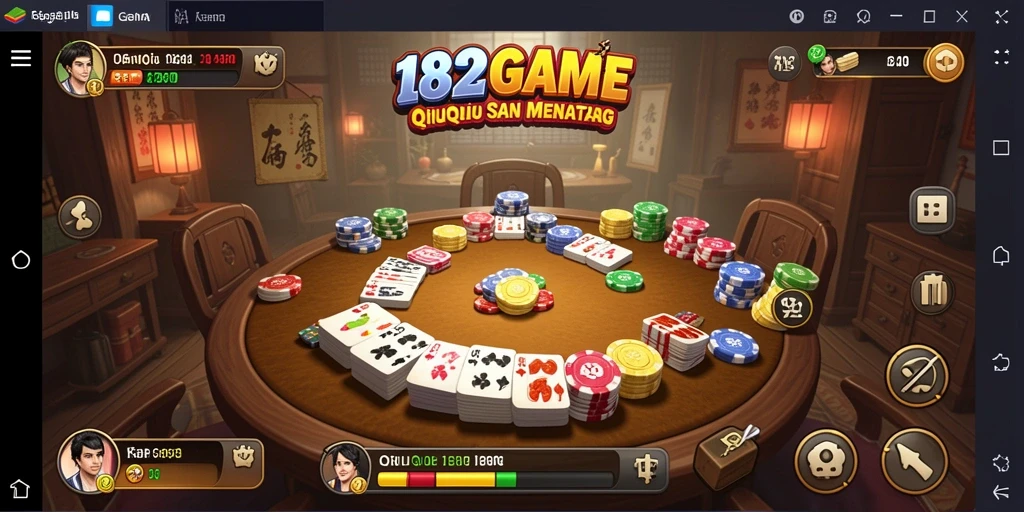 Gameplay QiuQiu yang seru dan menantang di 182GAME.