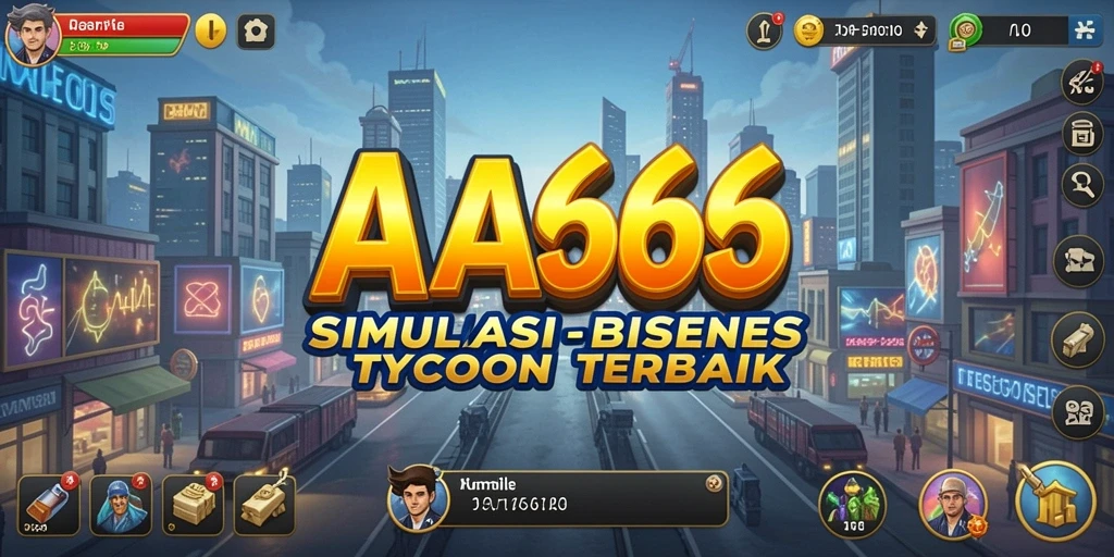 Tampilan gameplay AA666 yang menarik dan penuh strategi Tycoon.
