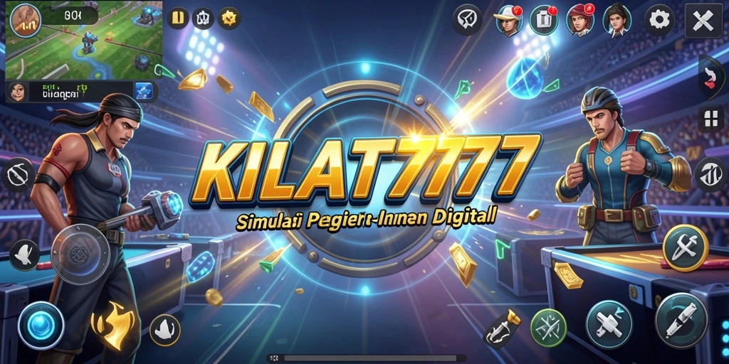 Tampilan menarik dari gameplay KILAT777 yang penuh warna.