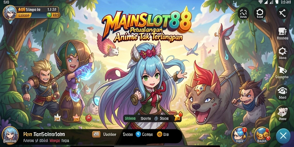 Gameplay seru MAINSLOT88 dengan karakter anime yang menawan.