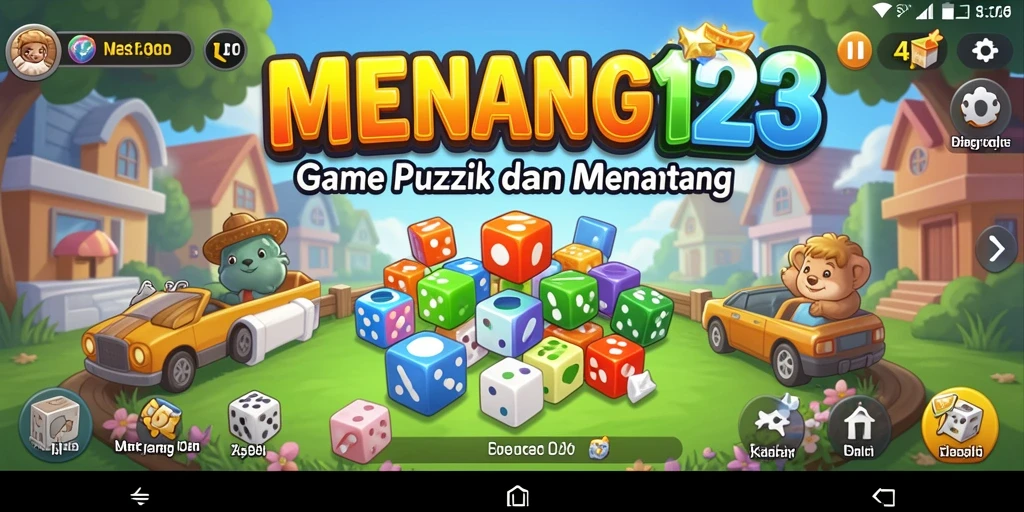 Tampilan gameplay menarik dari MENANG123 dengan berbagai teka-teki.