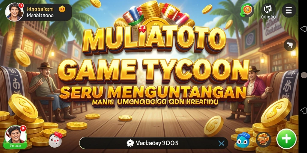 Gameplay seru MULIATOTO dengan pengelolaan bisnis.