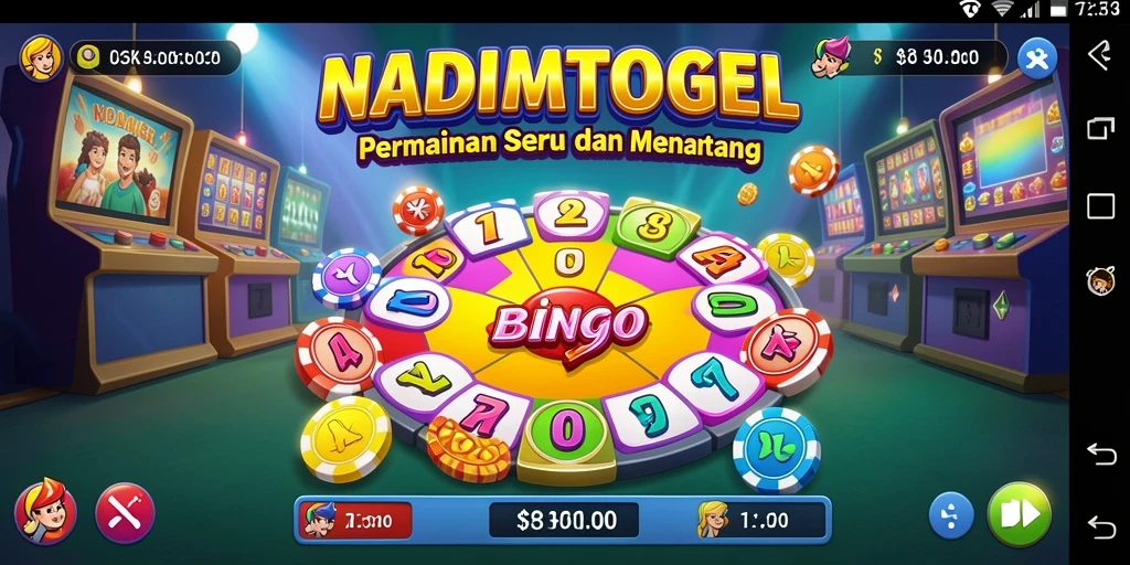 Tampilan gameplay NADIMTOGEL yang menarik dan seru.