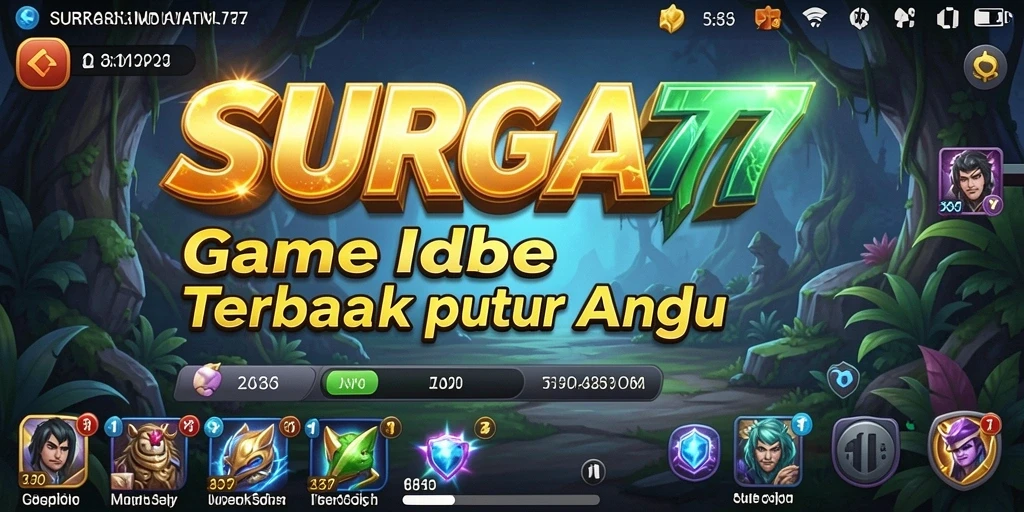 Screenshot gameplay SURGA77 yang menunjukkan karakter dalam aksi Idle.